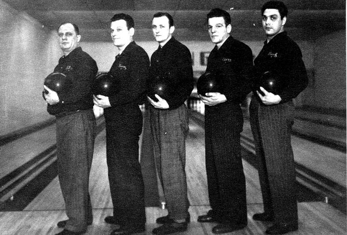 Pickens Bowling Alley - Pickens Bowling Team Late 1940S From Frank Passic